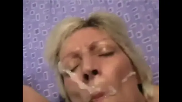 Hotte Older Broad Gets a Face Full of Cum fine film