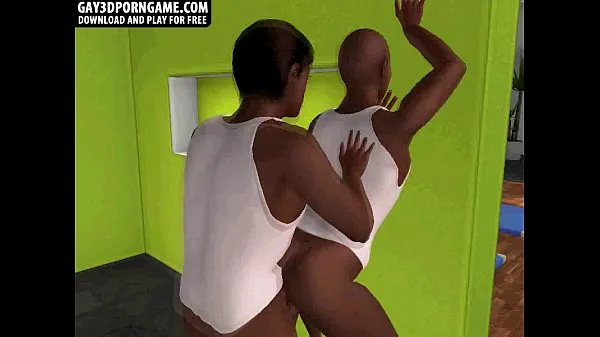 Žhavé Horny 3D cartoon ebony stud getting his ass fucked skvělé filmy