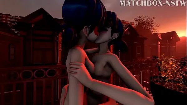 인기 Marinet lesbian kiss 고급 영화