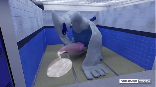 Populaire GIANT LEGENDARY LUGIA FILLS MASSIVE CONDOM [EXCESSIVE CUM] [POKEMON fijne films