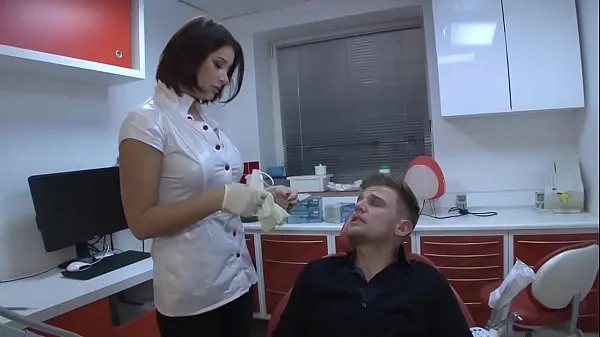 Hot A young dentist, to give her pussy, to avoid the complaint of the customer to his boss fine Movies
