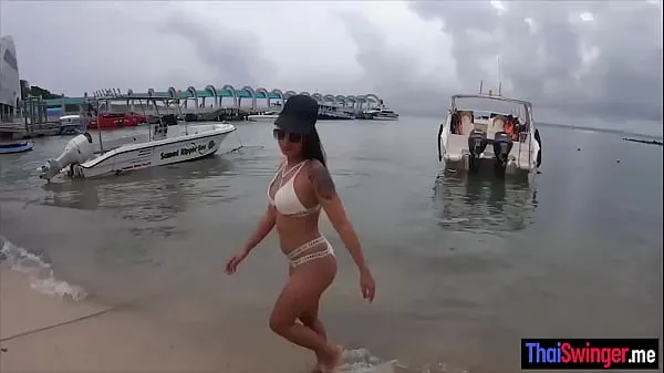 인기 Beach tease and romantic fuck with Thai wifey 고급 영화