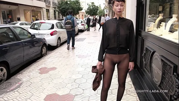 Hot No skirt seamless pantyhose in public fine Movies