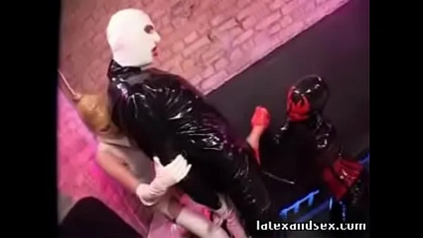 Hot Latex Angel and latex demon group fetish fine Movies