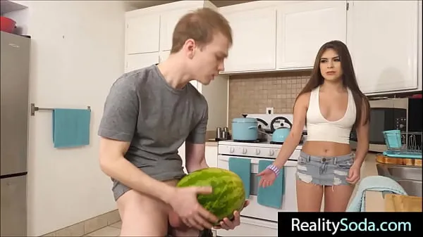 Hot step Brother fucks stepsister instead of watermelon fine Movies
