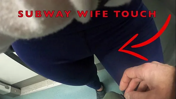 Hot My Wife Let Older Unknown Man to Touch her Pussy Lips Over her Spandex Leggings in Subway fine Movies