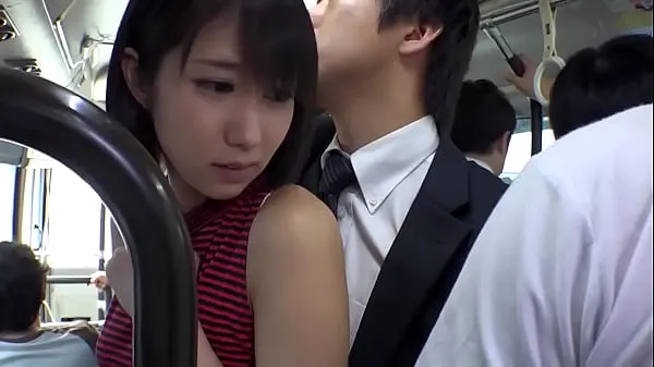 Hot Sexy japanese chick in miniskirt gets fucked in a public bus fine Movies