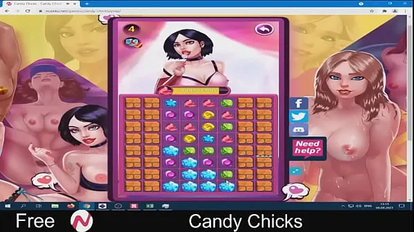 Candy Chicks ( free game nutaku ) Puzzle أفلام رائعة رائعة