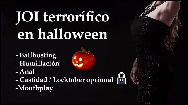 Sıcak JOI terrorífico halloween. Anal, ballbusting, humillación güzel Filmler