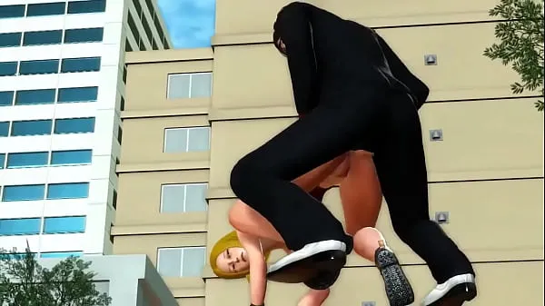 Heiße Blue Mary kof der König der Kämpfer Cosplay Frau beim Sex mit einem Mann in erotischen Hentai Ryona Akt Animationsvideogute Filme