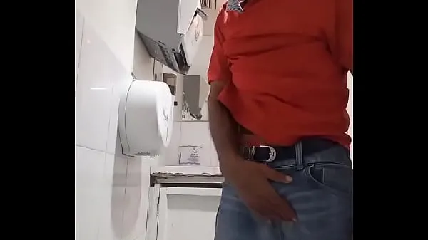 Hotte Straight guy likes to be seen touching his dick in a public bathroom fine film