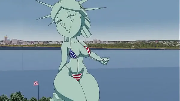 Горячие Статуя Свободы — Тансау (Порно Анимация, 18прекрасные фильмы
