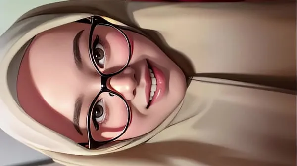 Filmes hijab girl shows off her toked excelentes