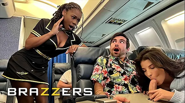 Hot Lucky Gets Fucked With Flight Attendant Hazel Grace In Private When LaSirena69 Comes & Joins For A Hot 3some - BRAZZERS fine Movies