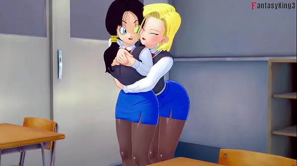 人気のAndroid 18 and Videl lesbian sex | 2 | Dragon Ball Zex 4 | Watch the full 1hr movie sheer & PTRN: Fantasyking3上質な映画