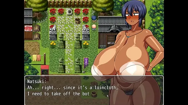 Tanned Girl Natsuki [ HENTAI Game ] Ep.11 the village chief masturbate on her while she is changing in public buenas películas calientes