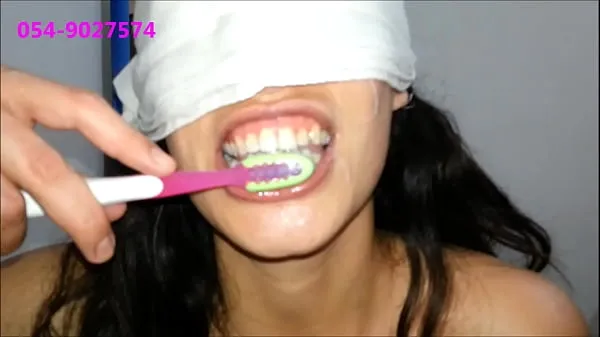 Hot Sharon From Tel-Aviv Brushes Her Teeth With Cum fine Movies